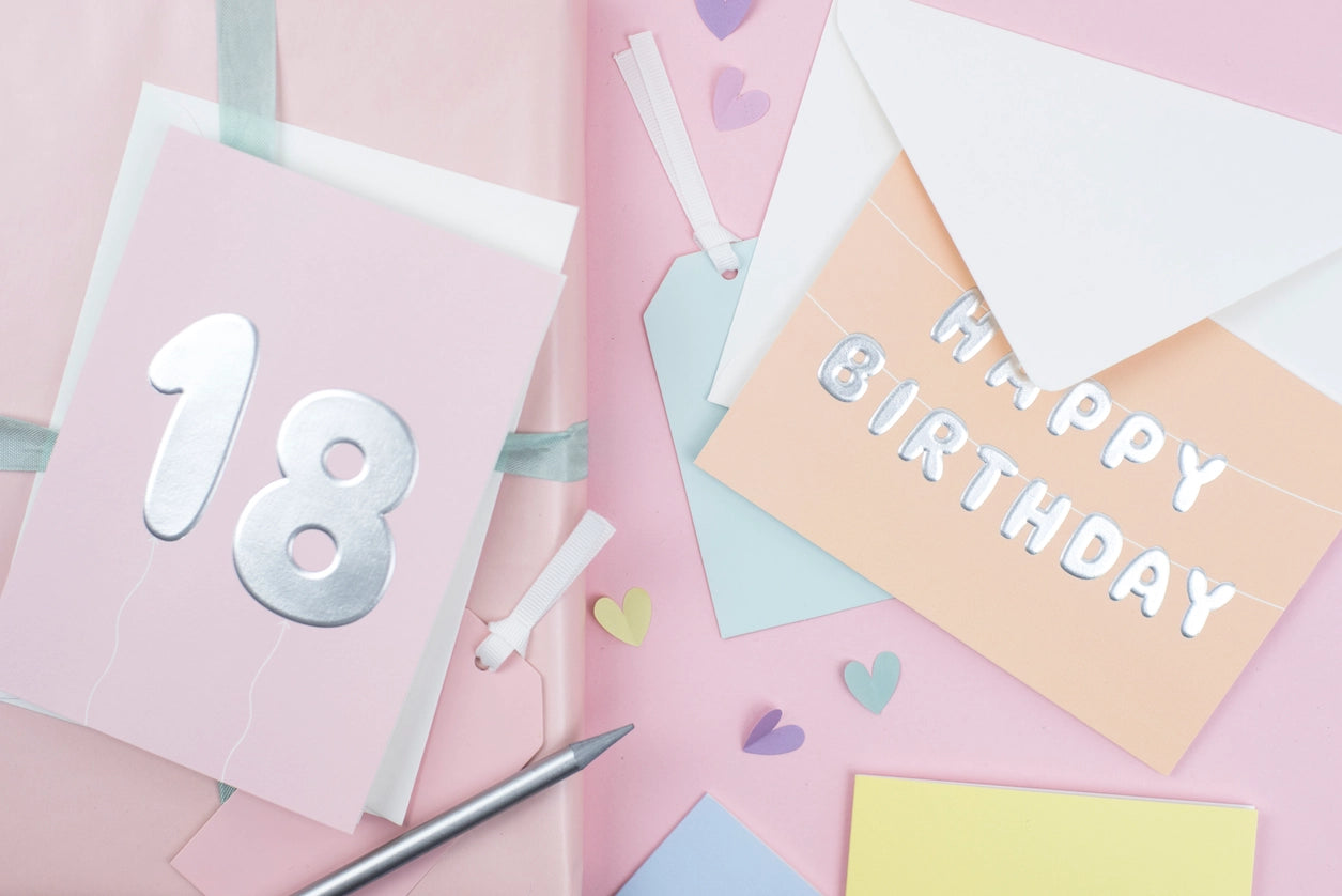 18th Birthday Balloons Card
