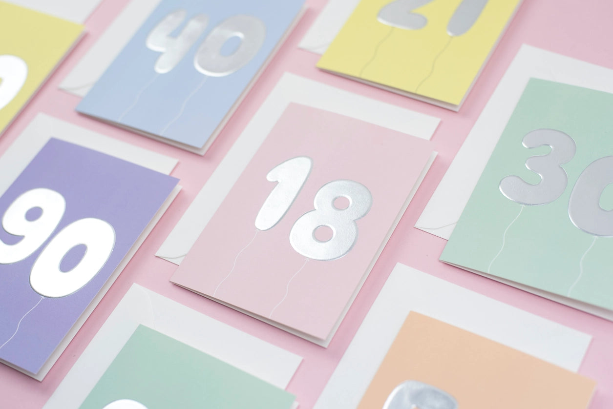 18th Birthday Balloons Card