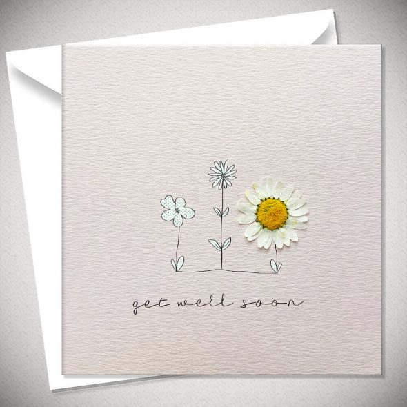 Get Well Soon Botanical Card