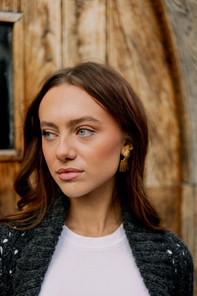 Sunray Earring In Gold