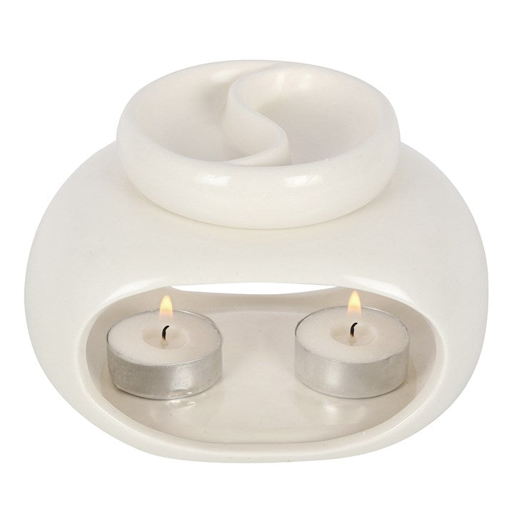 Off White Double Wax Burner