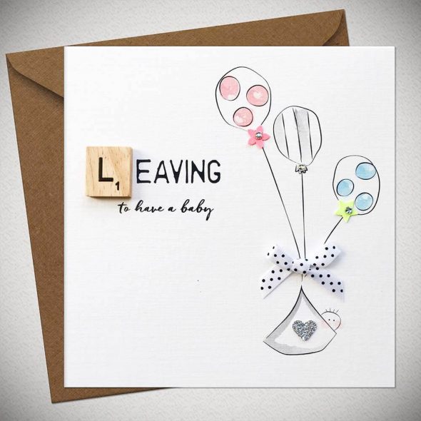 Leaving To Have A Baby Card