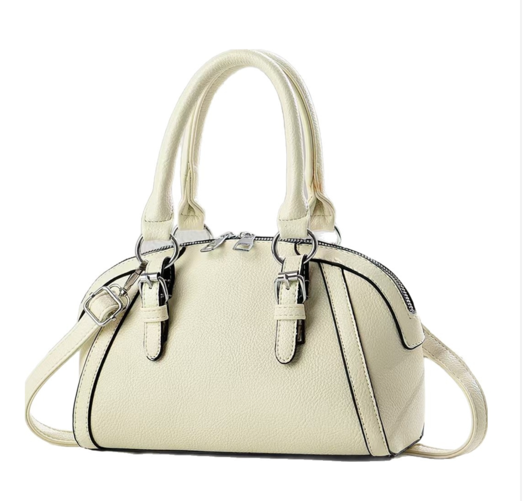 Cambridge top handle bag silver hardware