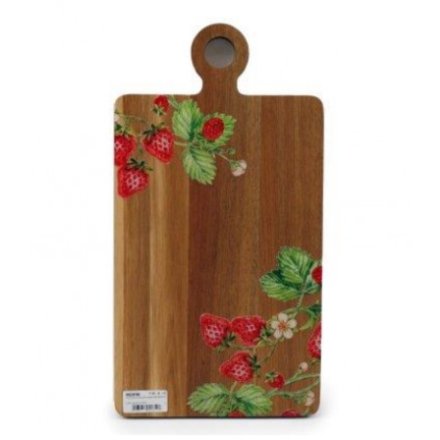 Strawberry Wooden Serving Board