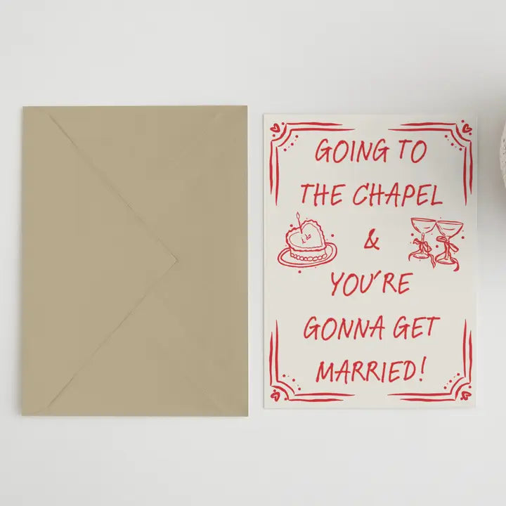 Going To The Chapel Greeting Card