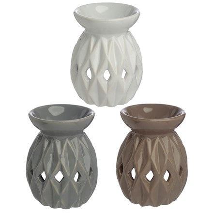 Ceramic Wax Burner - White