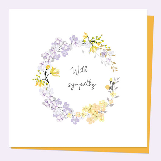 Wildflowers Sympathy Card