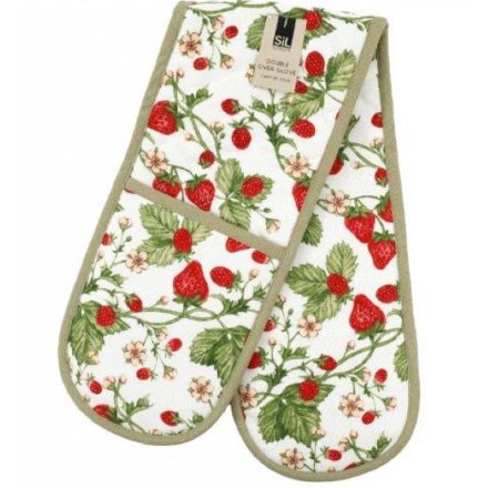 Strawberry Double Oven Glove