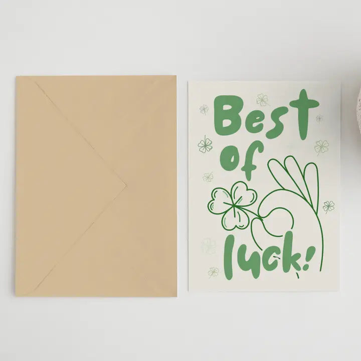 Best Of Luck Greeting Card