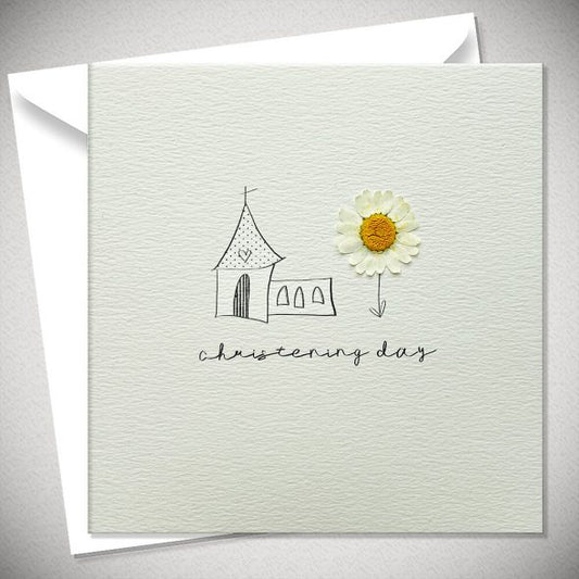 Christening Day Daisy Card