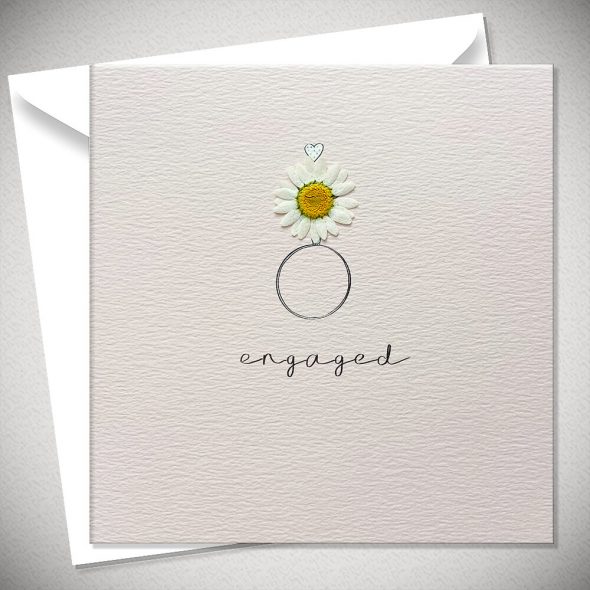 Engaged Daisy Card