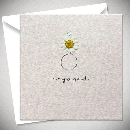 Engaged Daisy Card