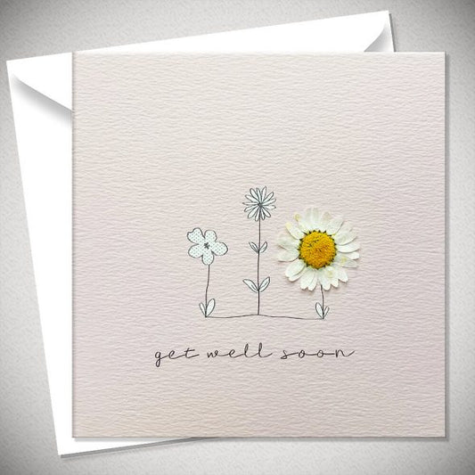 Get Well Soon Botanical Card