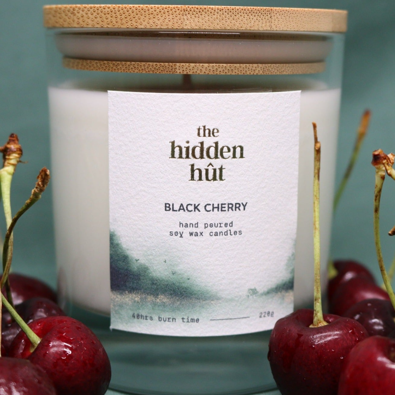 Black Cherry 220g Candle