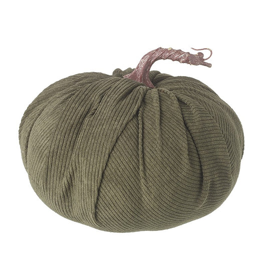 Green Cord Frabric Pumpkin