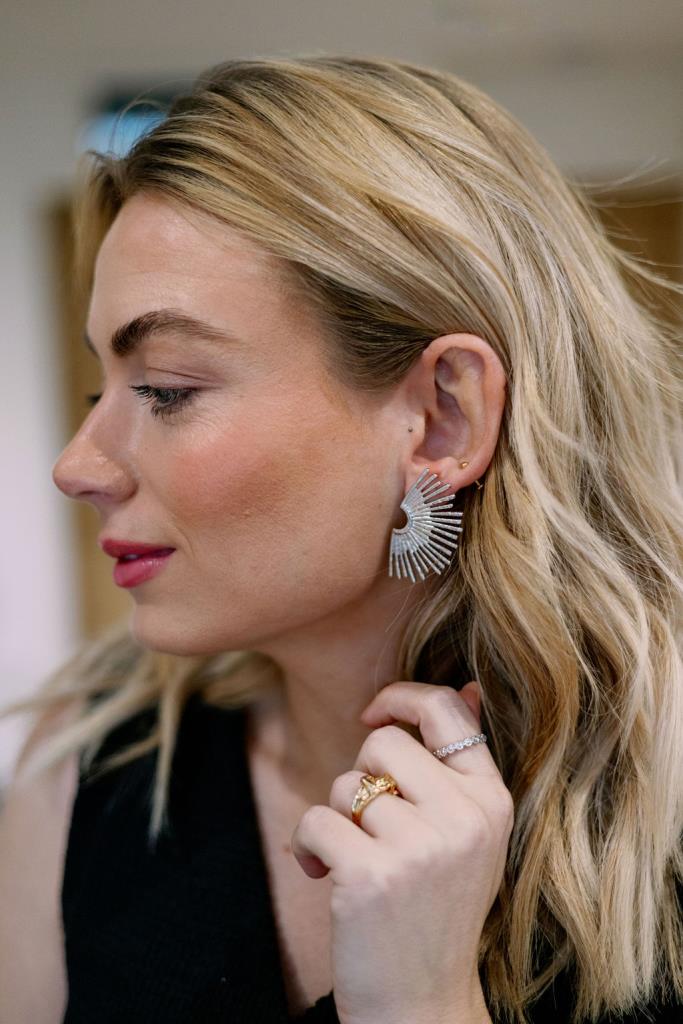Sunray Earring In Silver