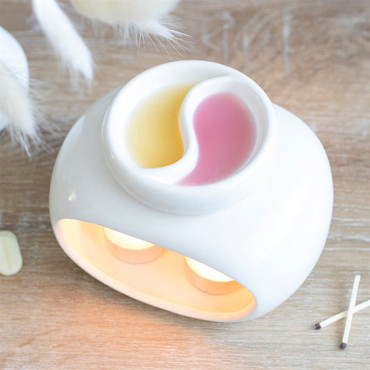 Off White Double Wax Burner