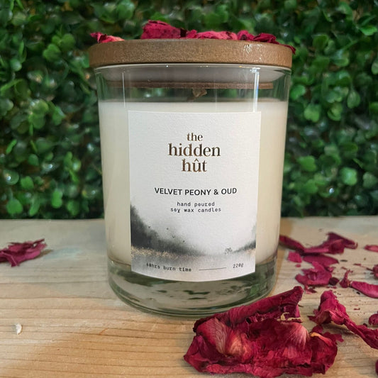 Velvet Peony & Oud 220g Candle