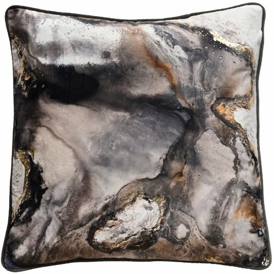 Utopia Grey/Gold Cushion 45x45cm