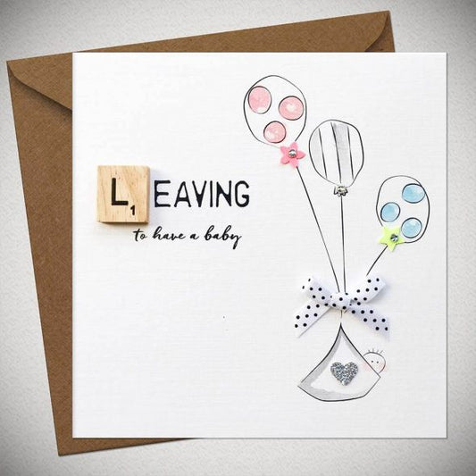 Leaving To Have A Baby Card