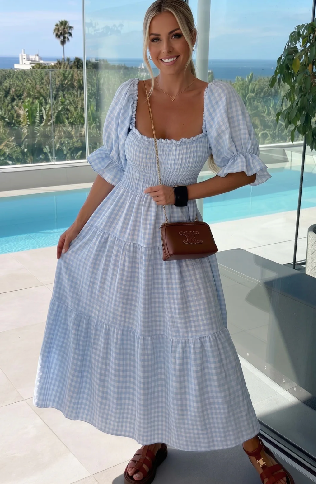 Sorento Gingham Dress
