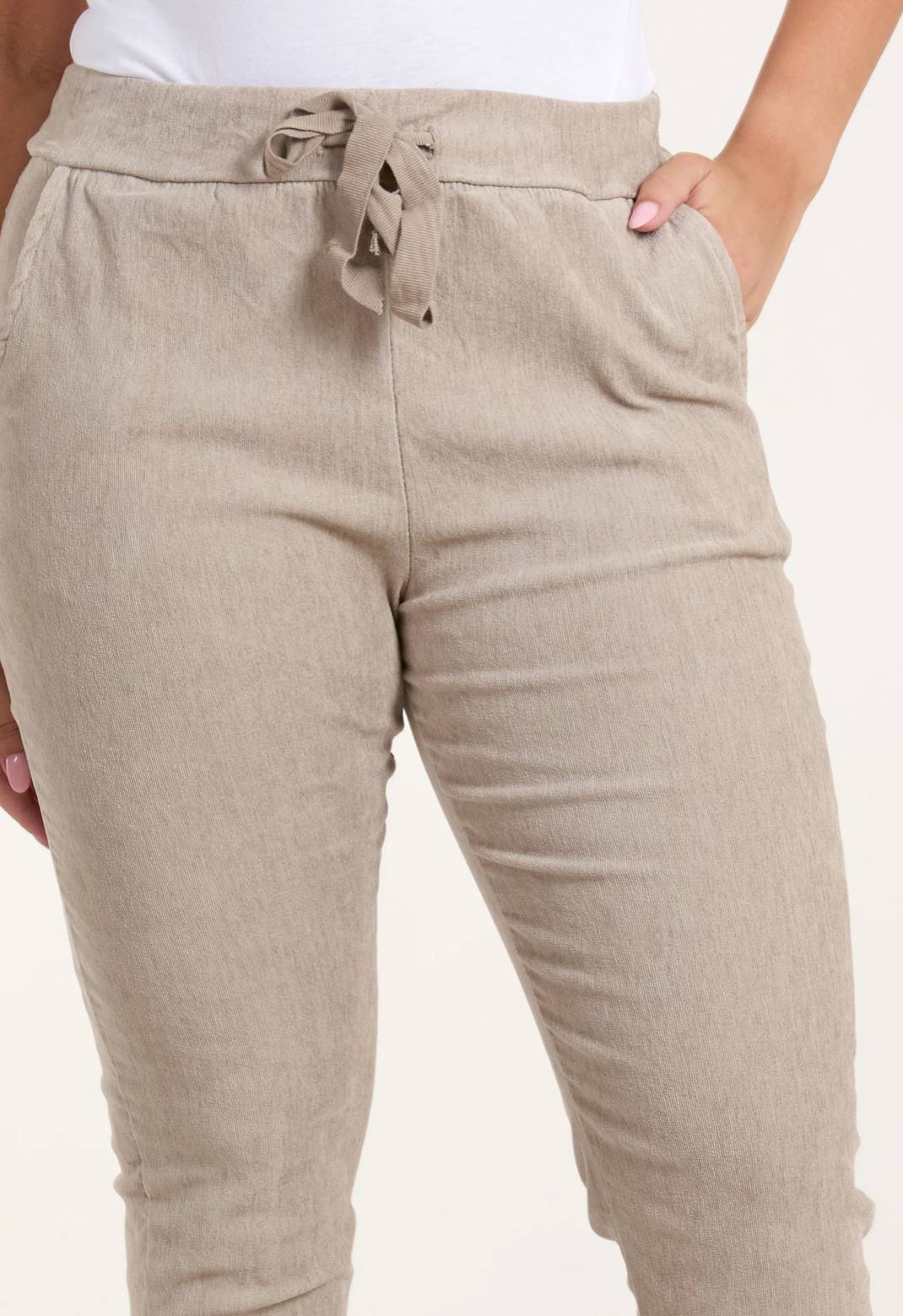 Baby Coudroy Magic drawstring Trousers (2 colours)