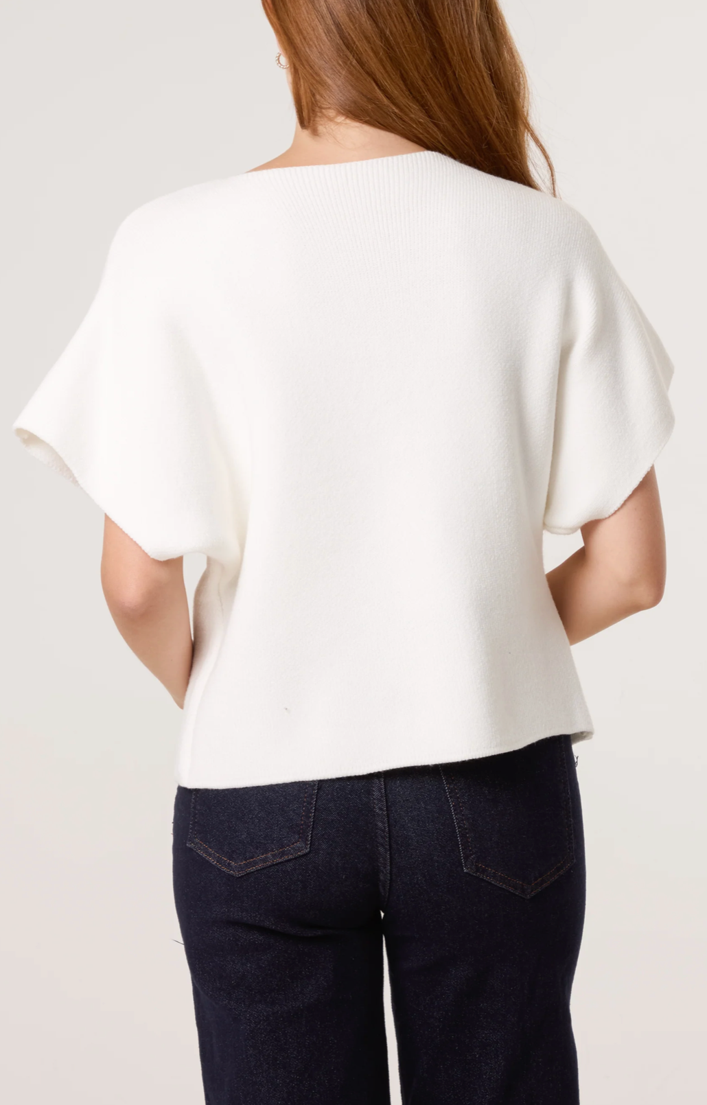Ellie-Mae v Neck Cardigan Cream