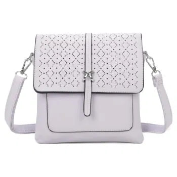 Sophie 3 Compartment Shoulder Bag - Lavender