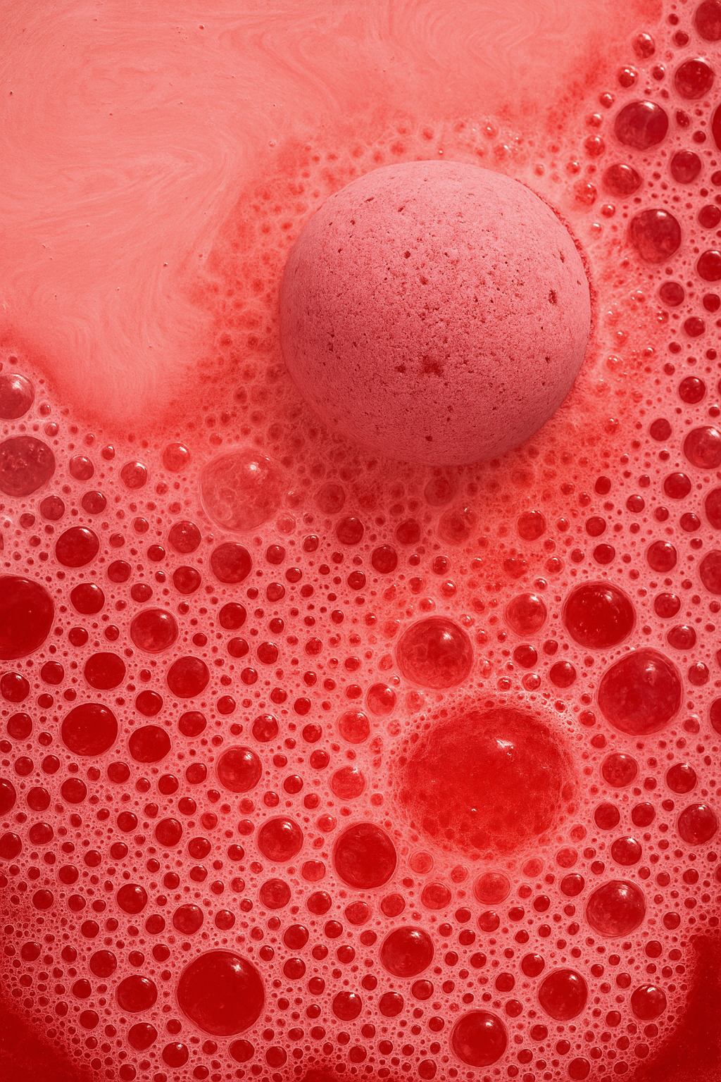Merry & Bright Christmas Cranberry Bath Bomb