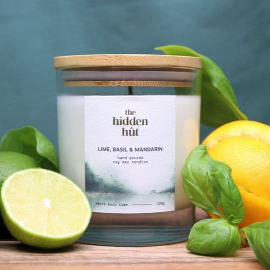 Lime, Basil & Mandarin 220g Candle