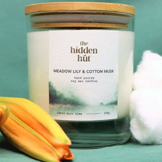 Meadow Lily & Cotton Musk 220g Candle