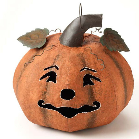 Metal Pumpkin Lantern