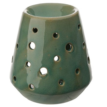 Eden Tapered Ceramic Wax Burner - Blue