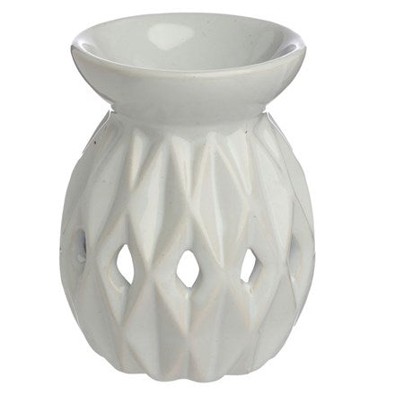 Ceramic Wax Burner - White