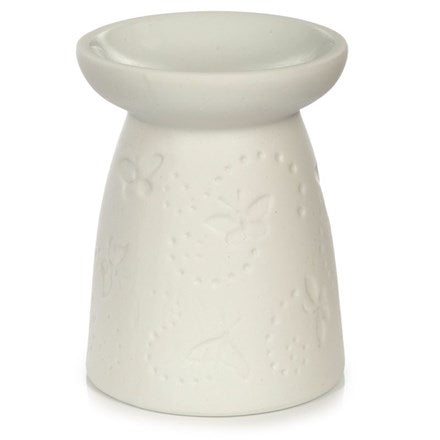 Butterfly Embossed Ceramic Wax Burner