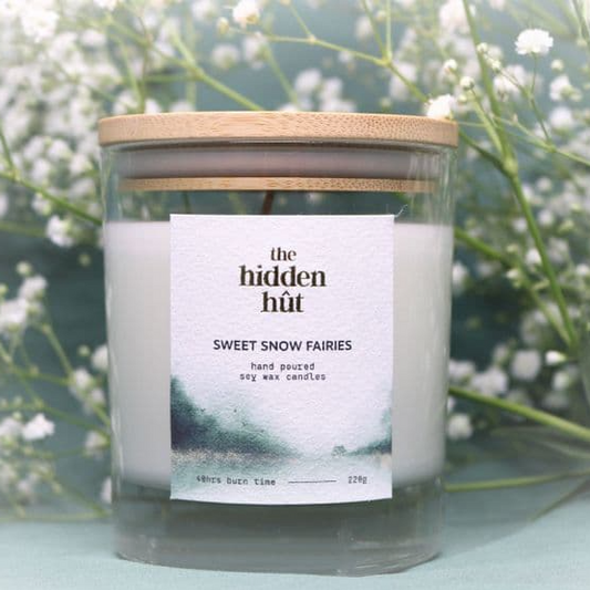 Sweet Snow Fairies 220g Candle