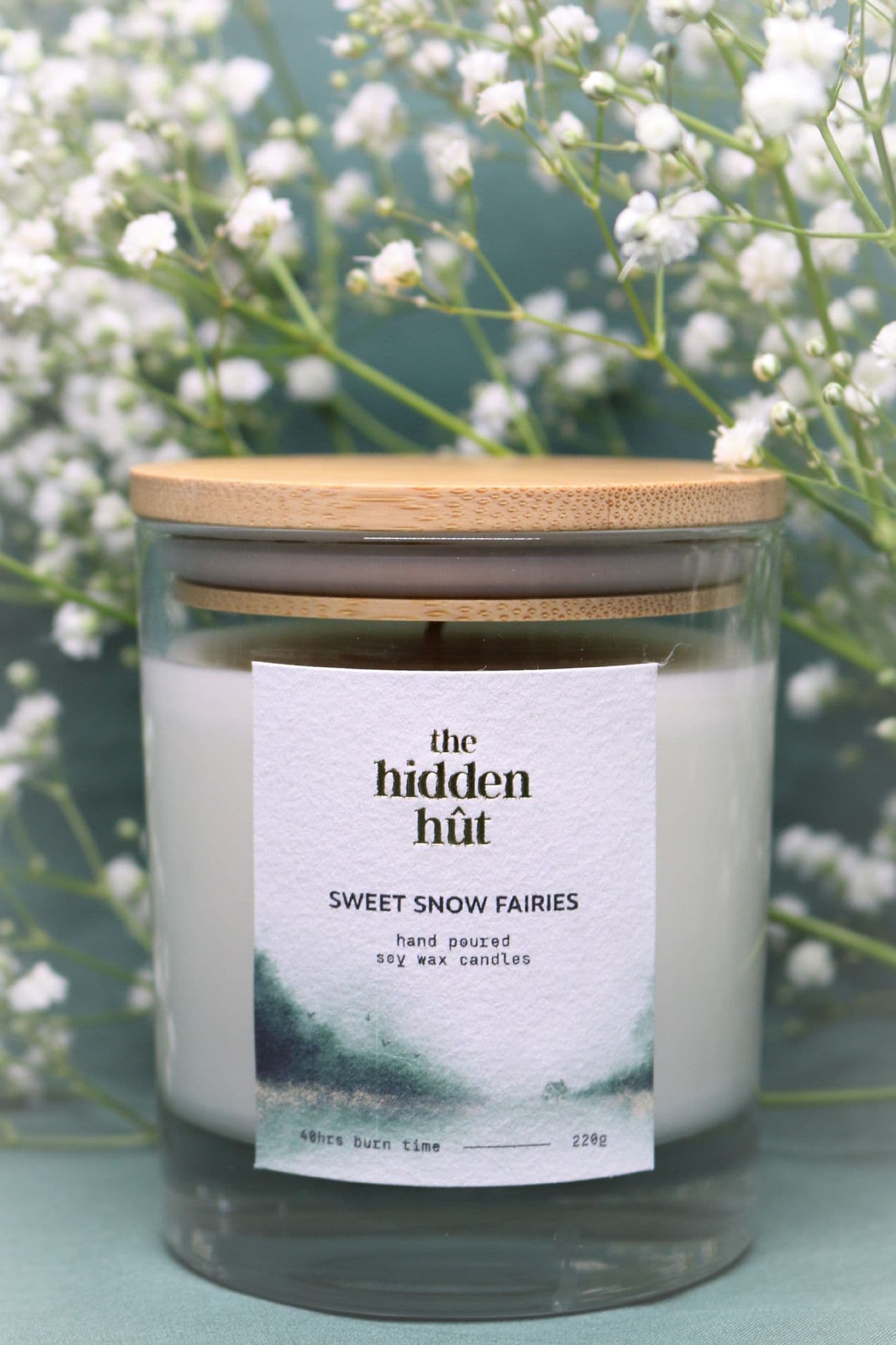 Sweet Snow Fairies 220g Candle